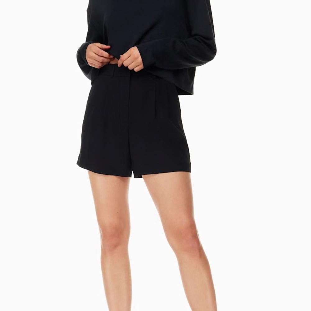 Aritzia Babaton Pleated Mid-Thigh Short 6
